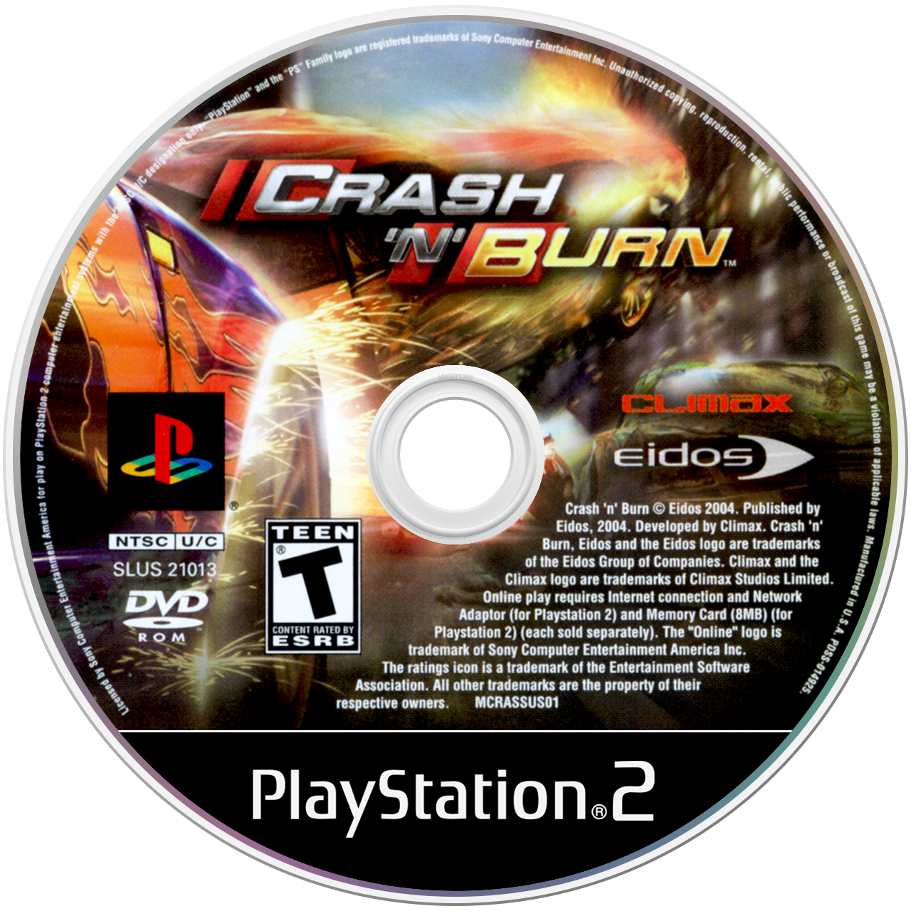 Crash N Burn media 5 for Playstation 2